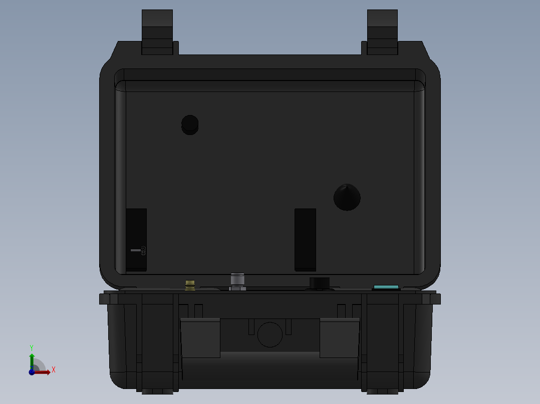 HYDAC液压蓄能器锁箱前视图