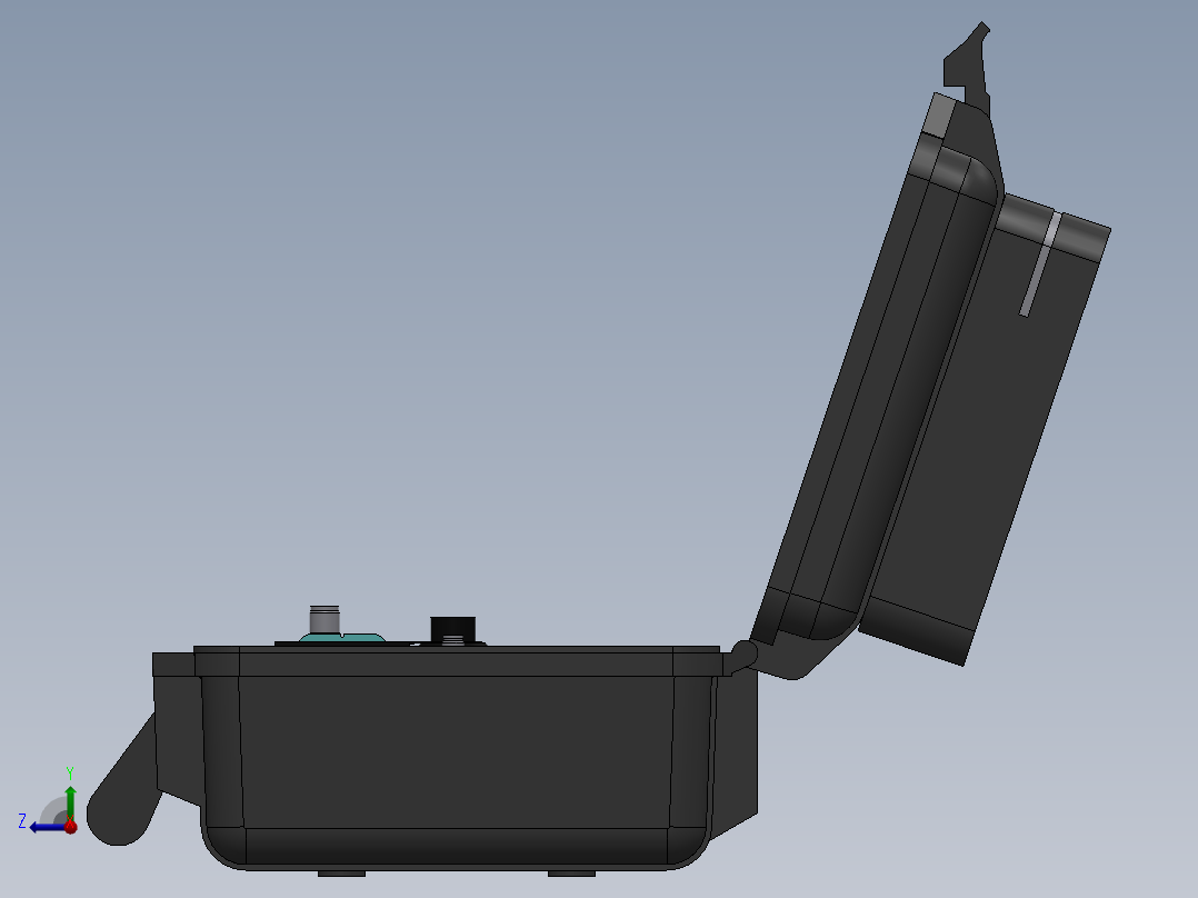 HYDAC液压蓄能器锁箱右视图