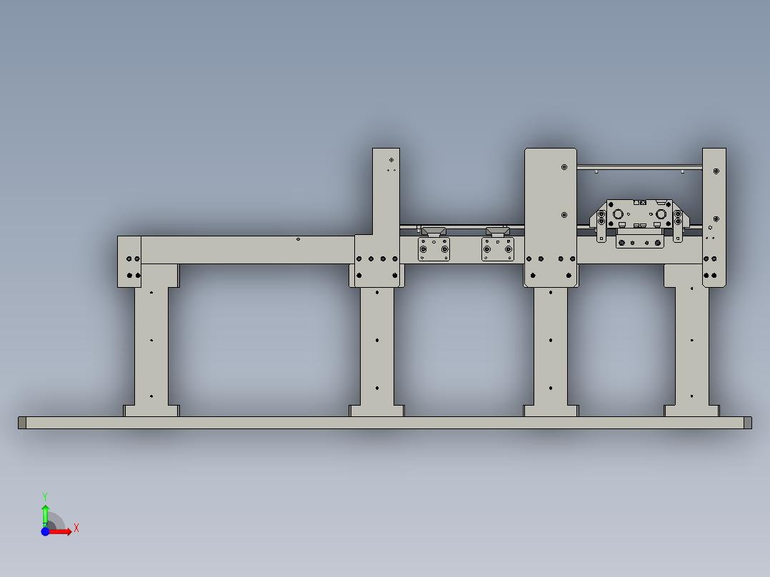 料盘流道前视图