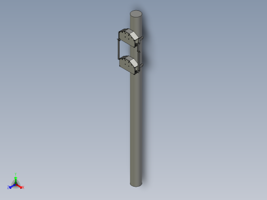 电力系统高空作业爬杆机器人