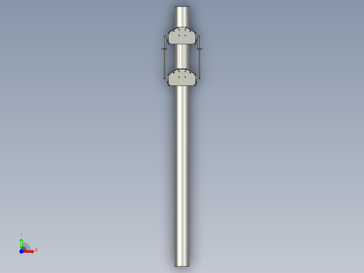 电力系统高空作业爬杆机器人前视缩略图