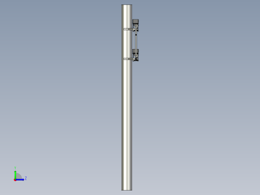 电力系统高空作业爬杆机器人左视缩略图