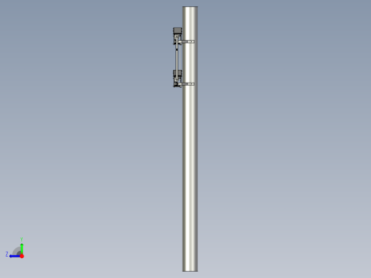 电力系统高空作业爬杆机器人右视缩略图