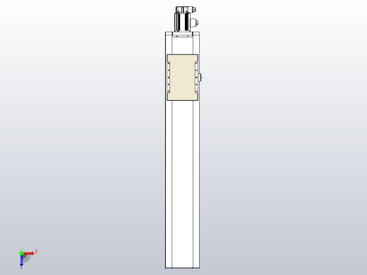 滚珠丝杠直线轴带导轨全封闭TPA-HCR-220D-3210C-L1050-M-Y-P1K-N3俯视缩略图