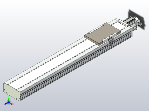 滚珠丝杠直线轴带导轨全封闭TPA-HCR-220D-3210C-L1050-M-Y-P1K-N3正等轴测缩略图
