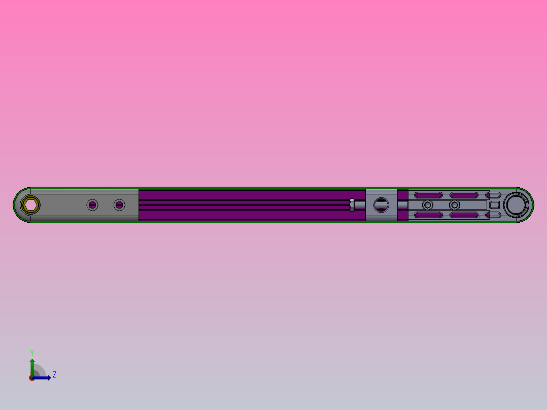 迷你输送机左视图