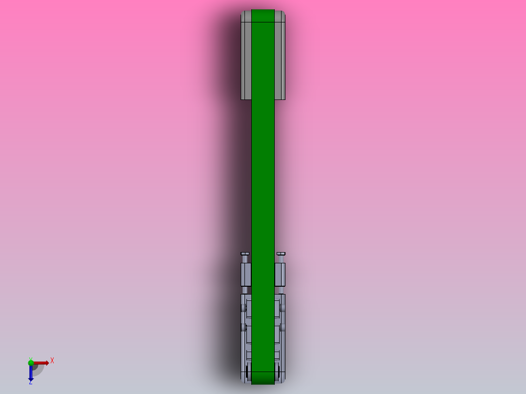 迷你输送机俯视图