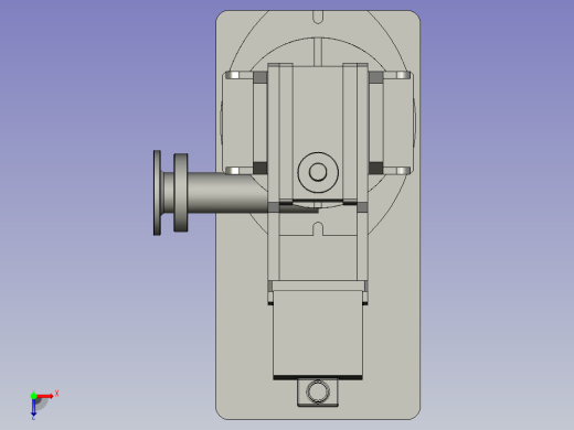打磨功能装配体俯视缩略图