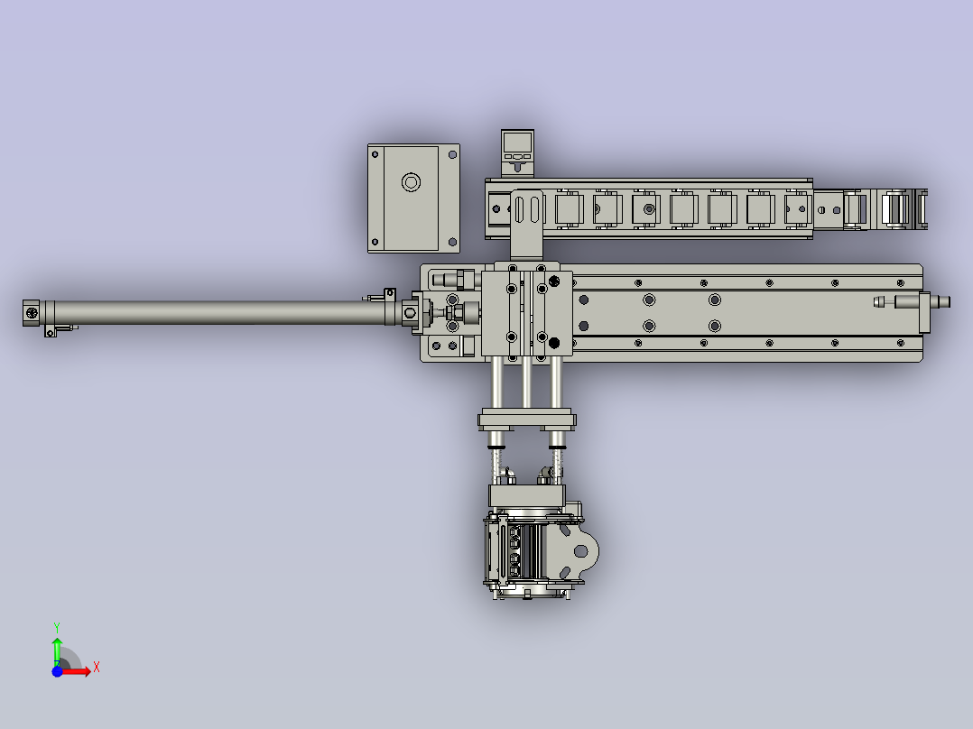 IDK80040K500A-下料机械手装置前视图