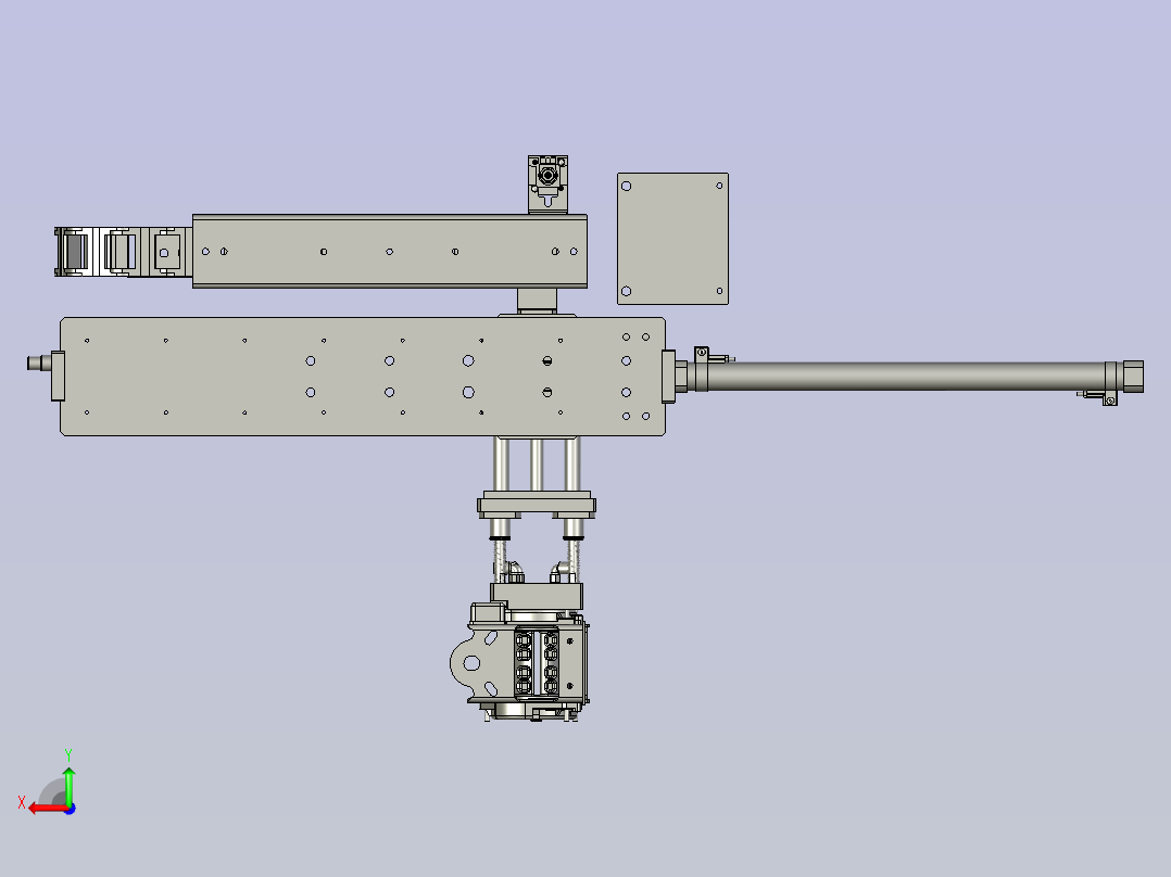IDK80040K500A-下料机械手装置后视图