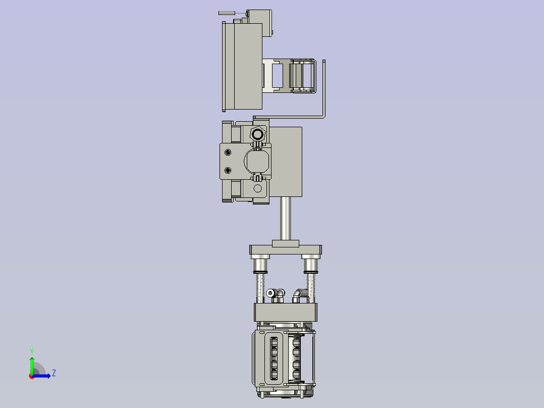IDK80040K500A-下料机械手装置左视图