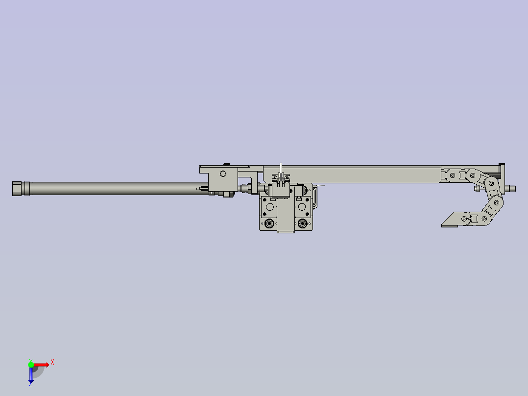 IDK80040K500A-下料机械手装置俯视图
