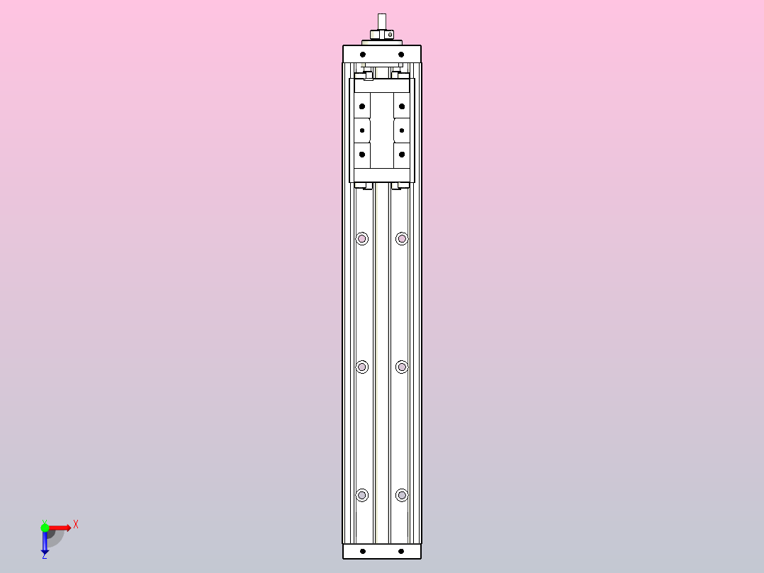 钢基模组TPA-KSR-5002C-300A1-M-H0俯视图