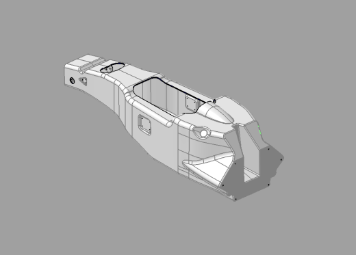 一级方程式单体壳式 3D 设计缩略图