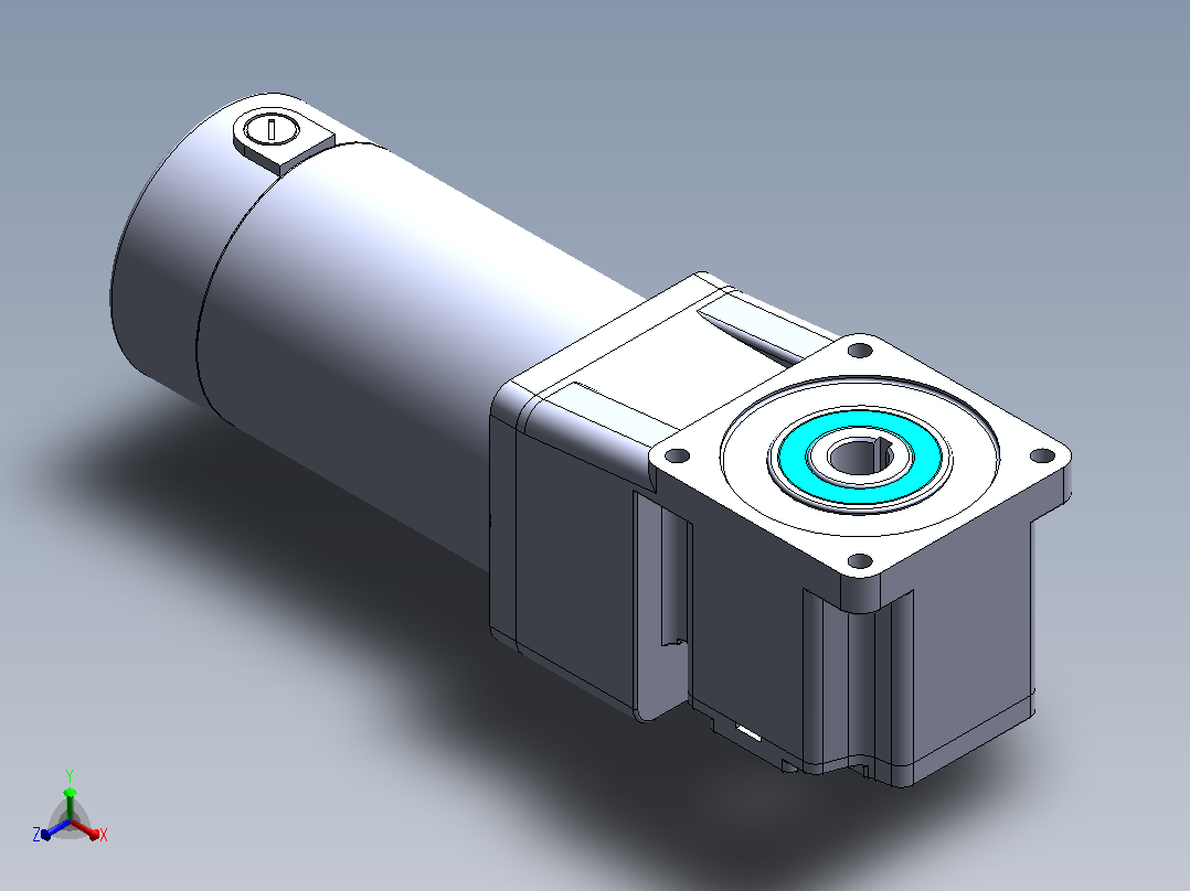 东洋电机120W中空..zip.zip正等轴测图