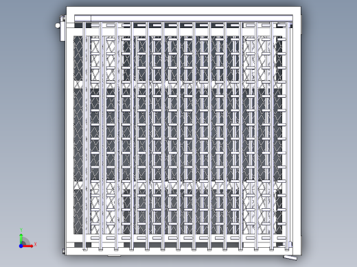 汽车内饰条容器周转车前视缩略图