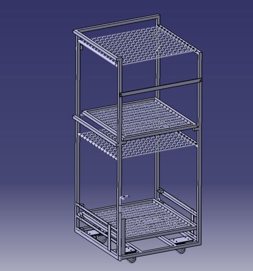 汽车内饰条容器周转车缩略图