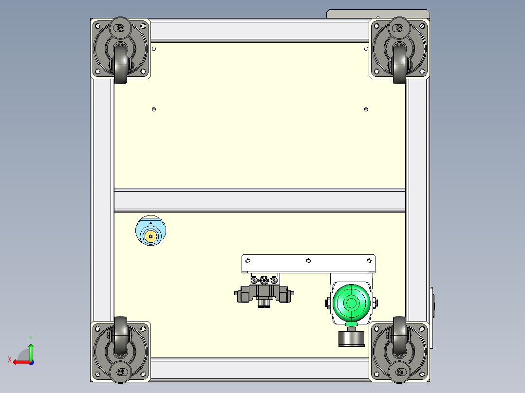自动电子伺服压力机后视图