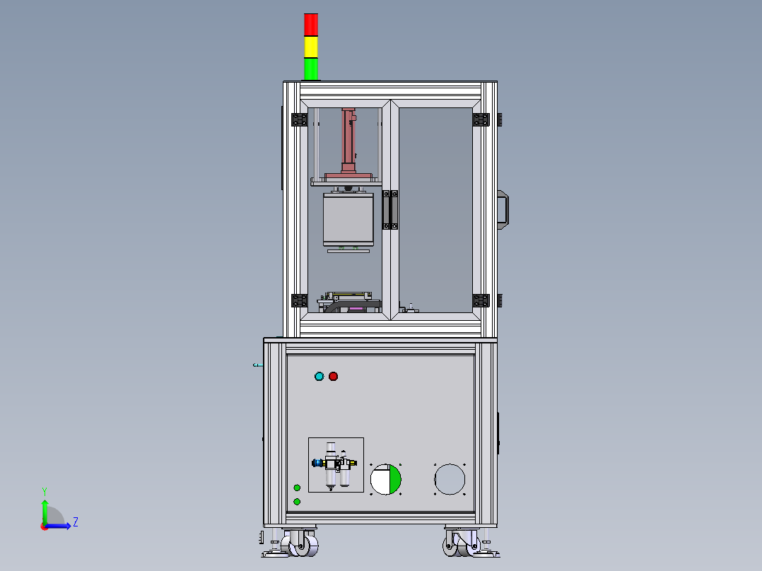 ANQU磁铁检测机sw17可编辑右视图