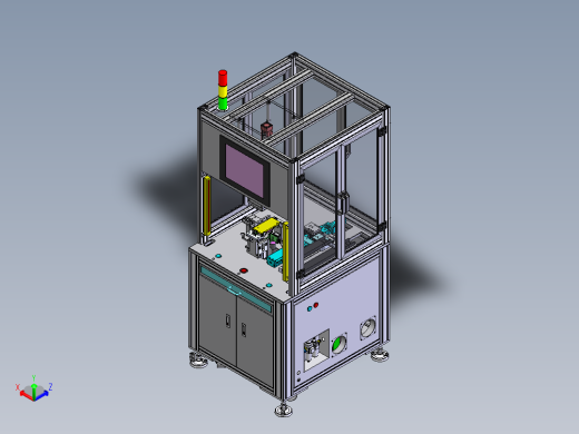 ANQU磁铁检测机sw17可编辑正等轴测缩略图