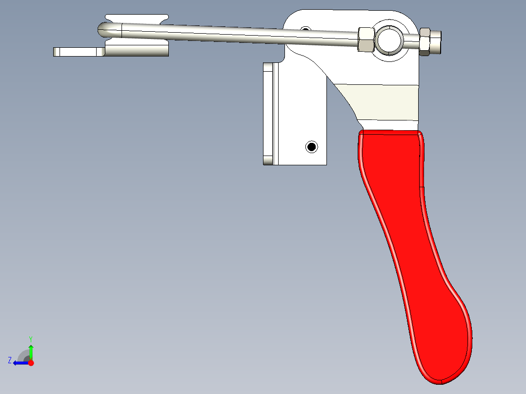 垂直快速夹钳右视图