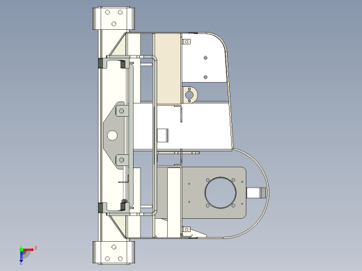 电瓶叉车总装俯视缩略图