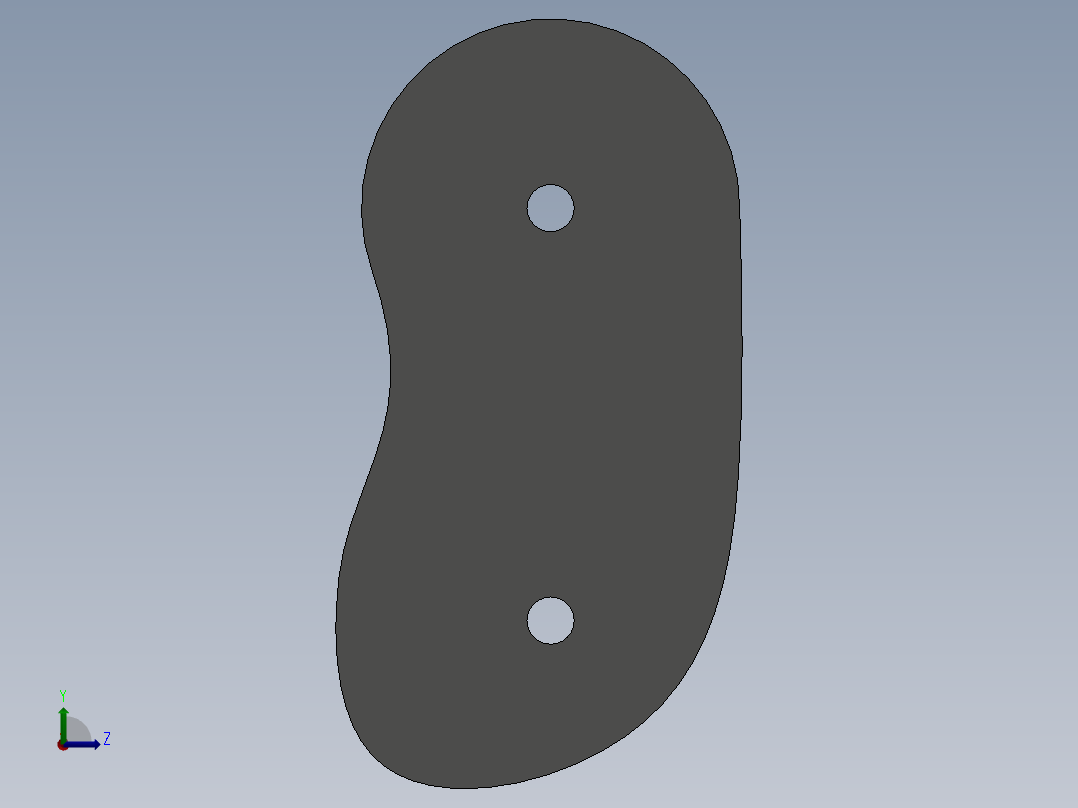 人类模板左视图