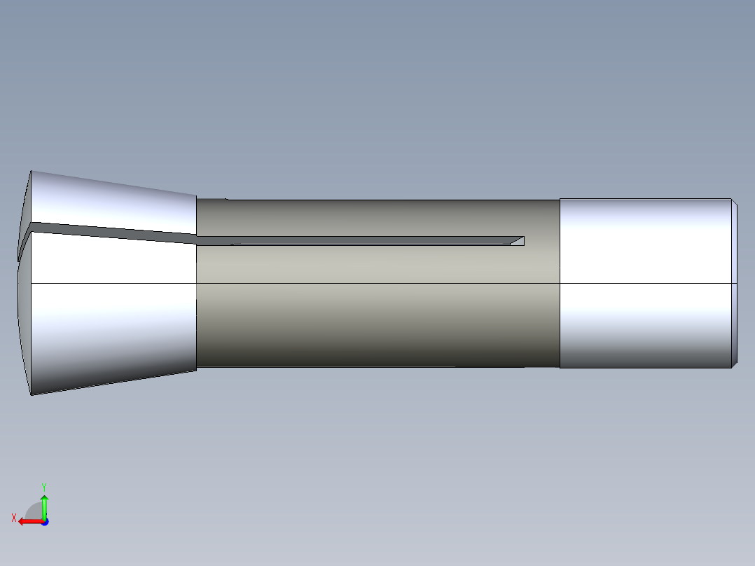 R8-夹头组-R8 COLLET 0.375.STEP后视图
