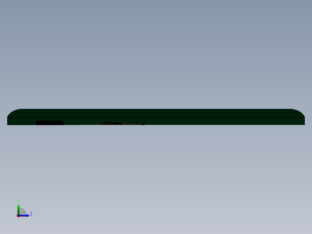 盾牌主体左视图