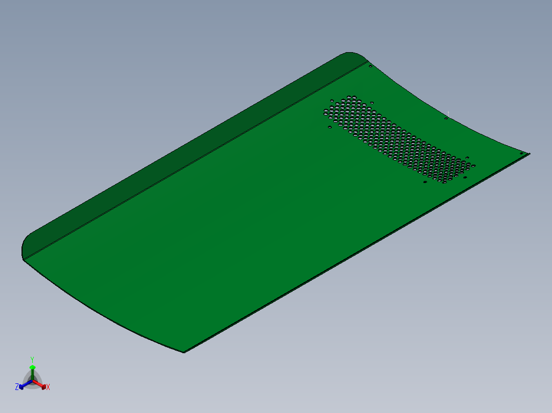 盾牌主体正等轴测图