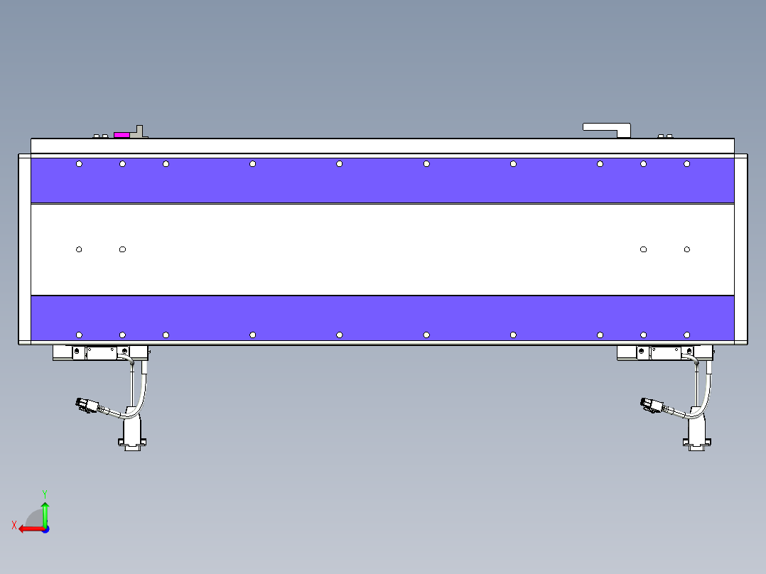 威洛博VL系列直线电机模组-2VL22H1-S500后视图