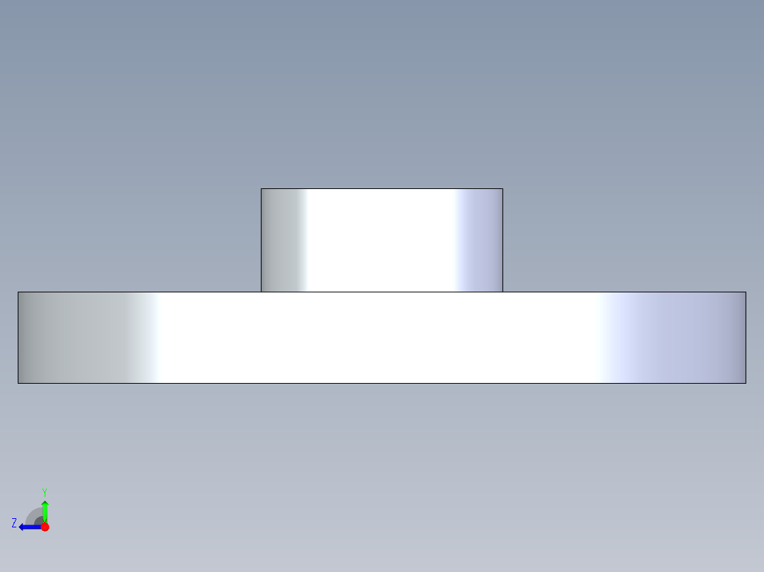 CPVC管件24-Sch80_Flange One-Piece_FPT_9852-005_0.5in右视图
