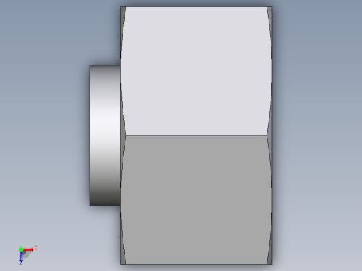 卡套式工业通用硬管接头EO_Blanking_plug_with_nut_for_cones_VKAM25SCF俯视缩略图