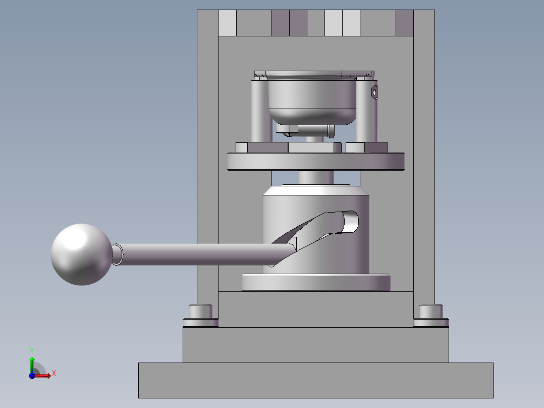 垂直钻莫前视图