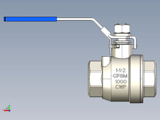 阀门模型-__________DN40后视缩略图