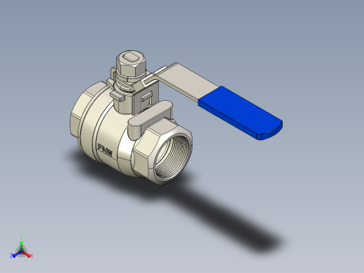 阀门模型-__________DN40正等轴测缩略图