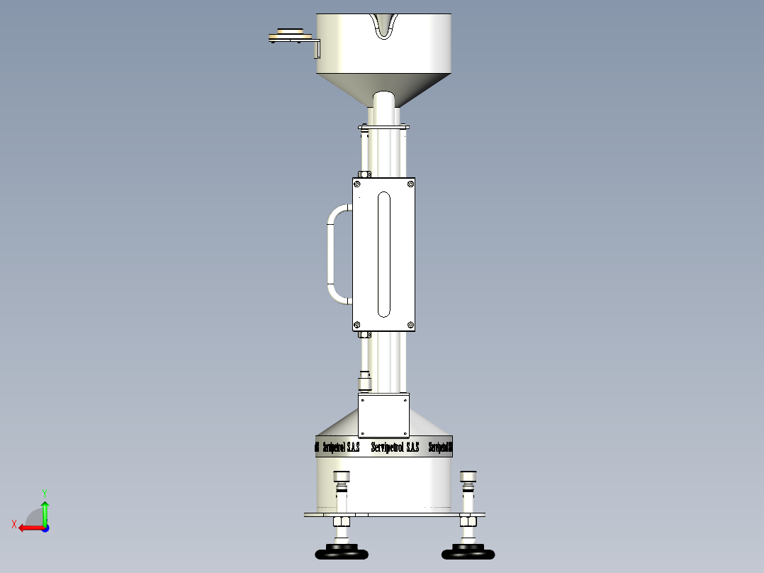 SERAFIN DE COMBUSTIBLE - 容积计后视图