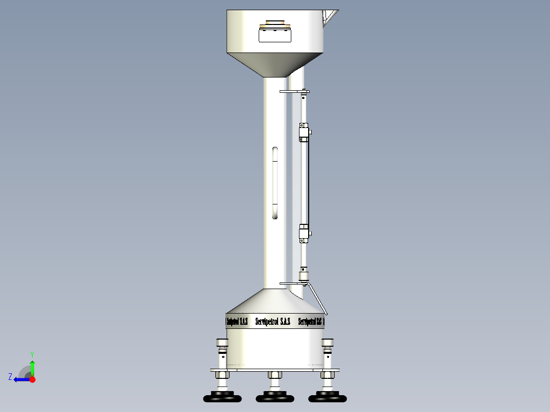 SERAFIN DE COMBUSTIBLE - 容积计右视图
