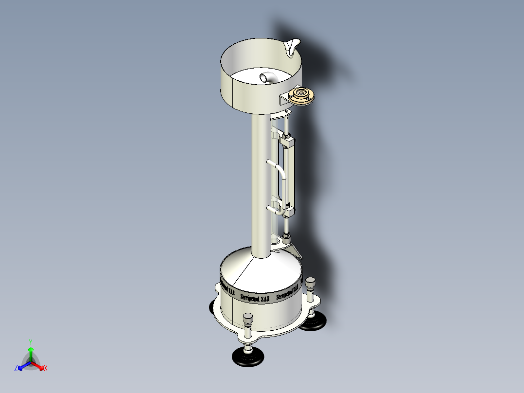 SERAFIN DE COMBUSTIBLE - 容积计正等轴测图