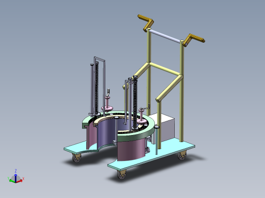 自动包树机建模