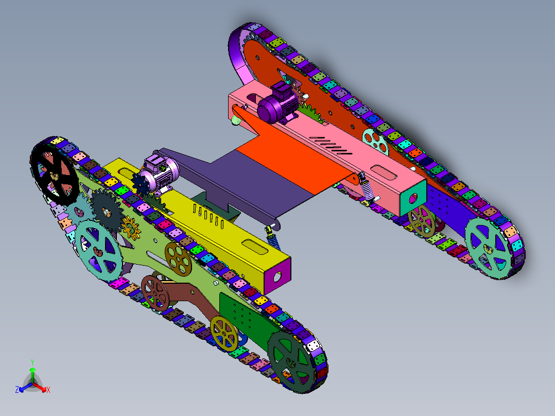 小型山地果园车履带驱动盘