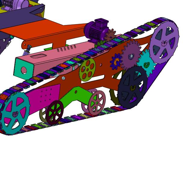 小型山地果园车履带驱动盘