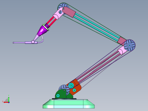 多轴皮带传动机械手后视缩略图