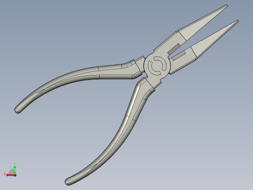 普通尖嘴钳后视缩略图