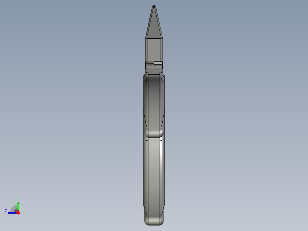 普通尖嘴钳右视图