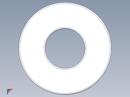 平面推力球轴承51406俯视缩略图