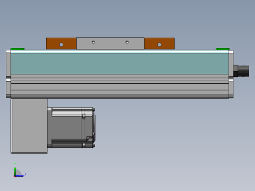 MCH丝杆全封闭MCH14-BM-200W左视缩略图