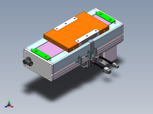 MCH丝杆全封闭MCH14-BM-200W正等轴测缩略图