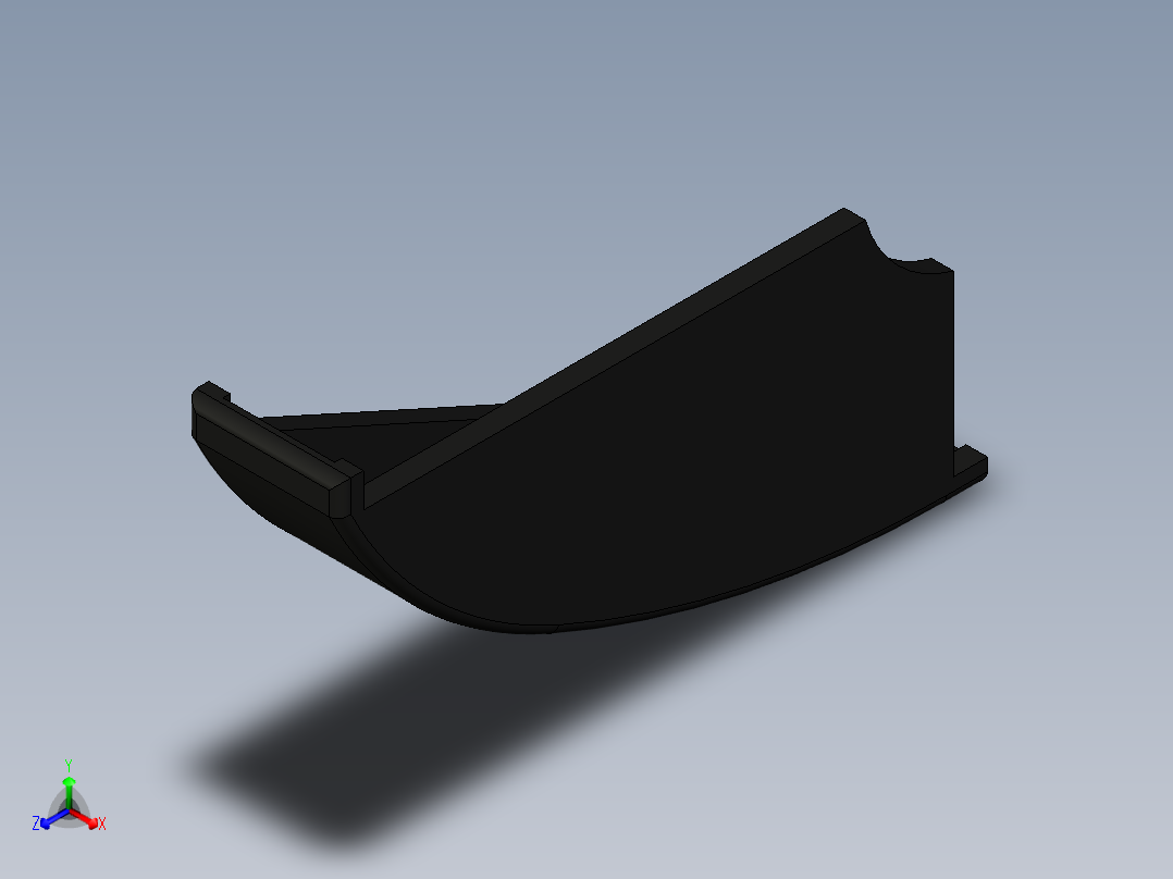 型材-45X180 MULTI PURPOSE BRACKET CAP 3842548867正等轴测图