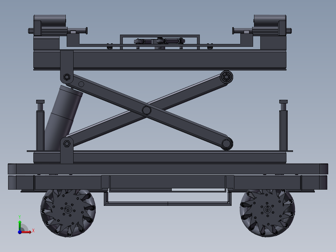 AGV+剪式升降台前视图